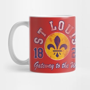 Retro St Louis Gateway To The West Missouri 1822 Mug